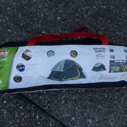 Coleman 4 Man Tent Nice Quality Like New With All Parts
