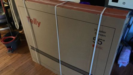 Telly 55" Theater Screen HDR TV