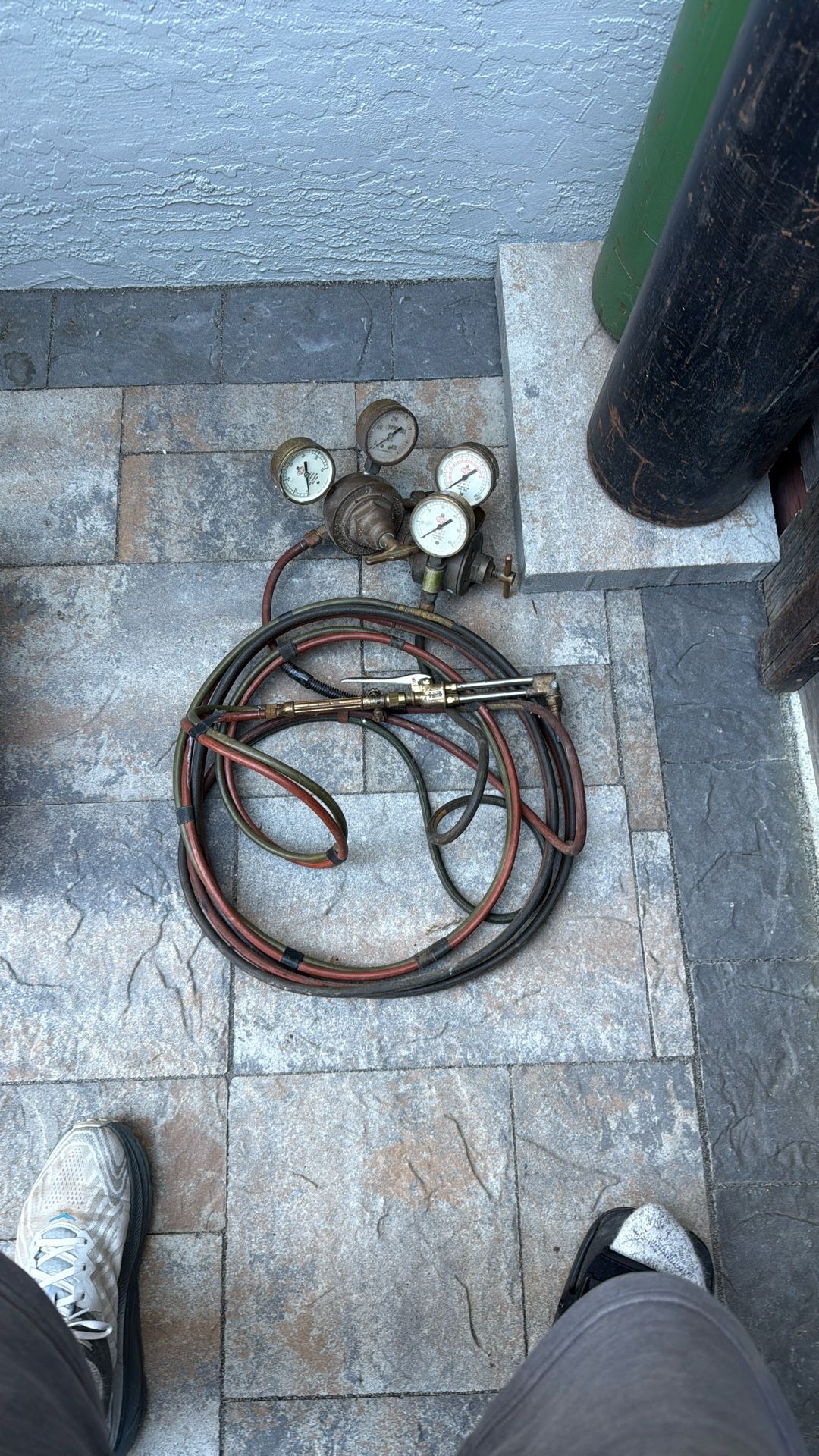 Oxygen And Acetylene Regulators/Victor Torch