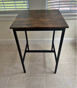 Industrial Bar Height Table