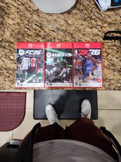 FC 26 - MADDEN 26 - NBA 2K26 - SWITCH 2
