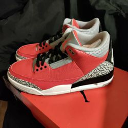 Jordan 3 Red Cement...