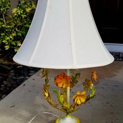 Vintage Tole Lamp