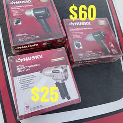 Husky Air Impact Wrench Tools New 