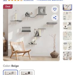 Wall Mounted Cat Tree 