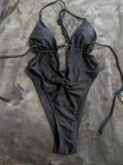Extra Small swimsuits Black and Plumb Purple