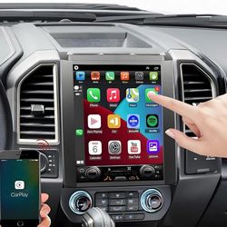 for Ford F150 Radio Upgrade 2019 2020, 12.1inch QLED Touch Screen Stereo, 8 Core CPU, Carplay Android Auto Ready, Keep OEM Camera and Steering Wheel C