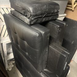 Sofa Black Futon 