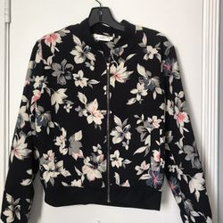Floral Bomber Jacket
