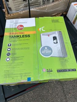 New Rheem Performance 24 kW 4.68 GPM 240V Self-Modulating Electric Tankless Water Heater