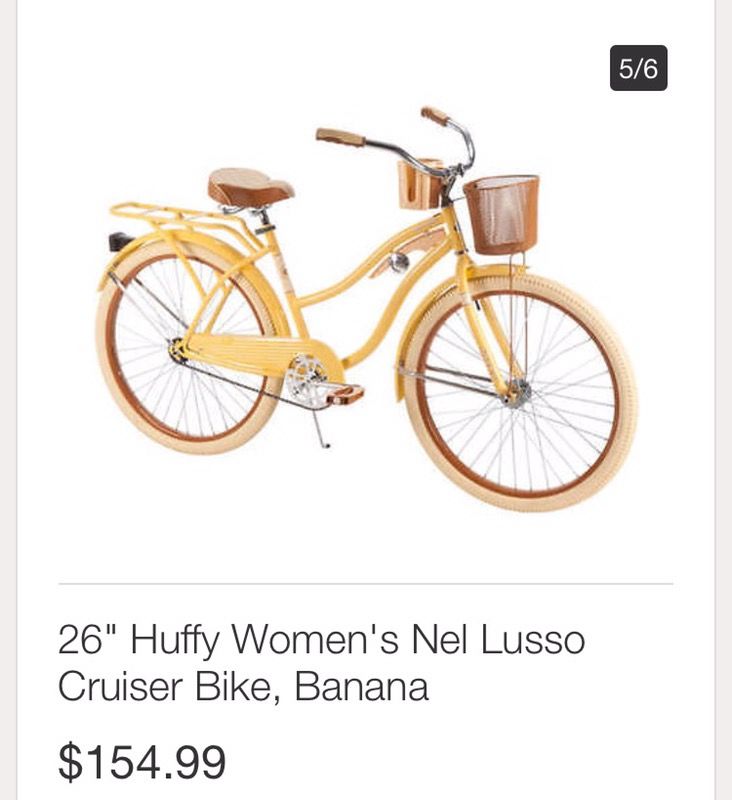 Carmel Brown 26" Huffy Woman's Nel Lusso Beach Cruiser Bike