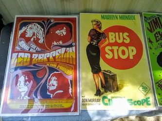 Music/Movie Flyers-posters. Mint