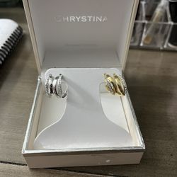  "Chrystina" earrings Set Of 2