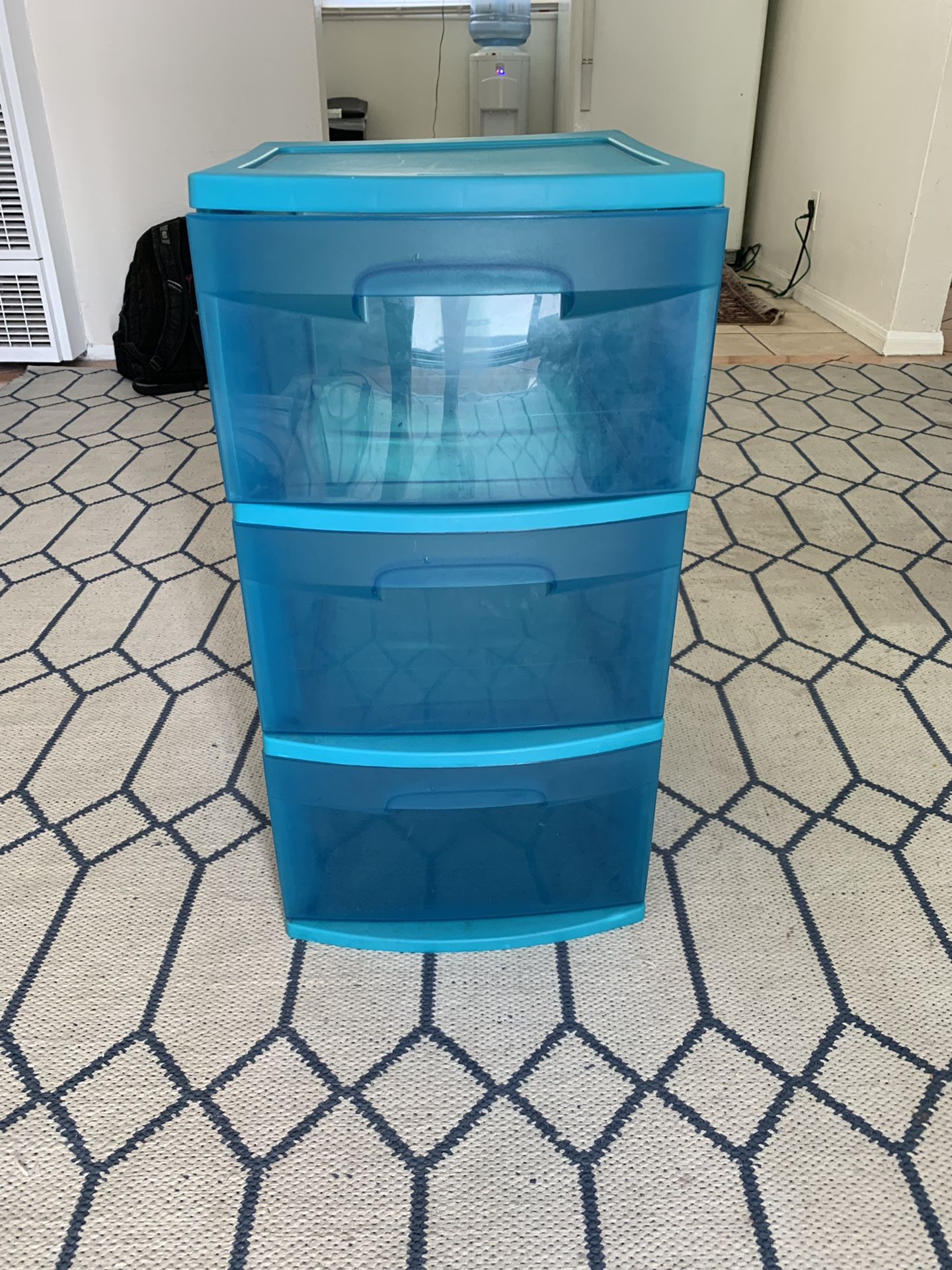 3 Drawer Plastic Shelf