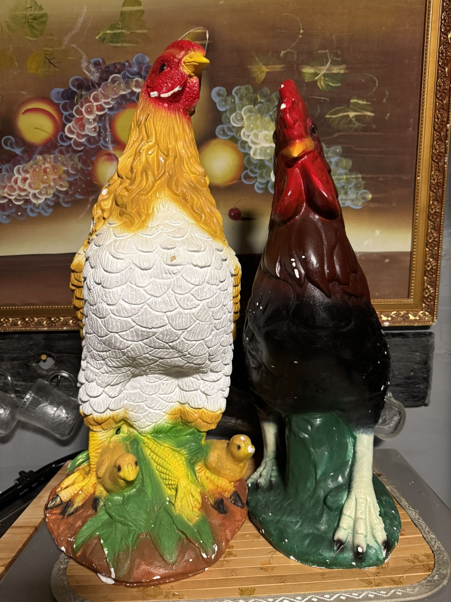2 Roosters 2 Feet Tall 