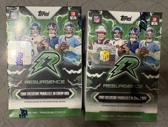 Topps 2025 NFL Resurgence Trading Card Boxes (2)