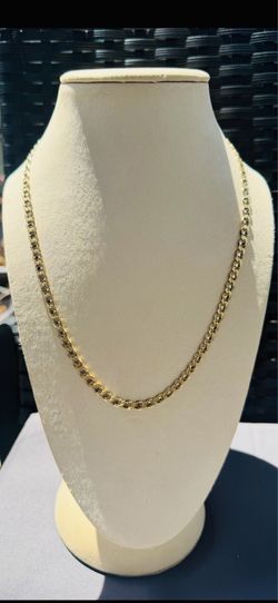 14K Yellow Gold Mariner Link Chain – 19.4g  22”