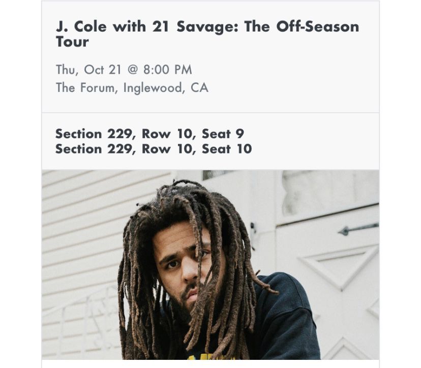 J Cole Tickets 