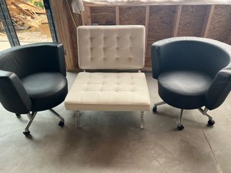 Leather chairs