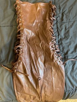 Leather jumpsuit