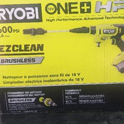One Hp Pressure Washer Ryobi 18v 600 Psi ( Tool Only)