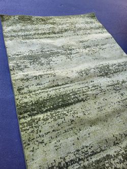 Washable Green Rug 6x9