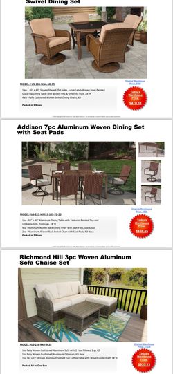 BRAND NEW OUTDOOR FURNITURE SET