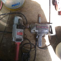 Milwaukee Sander Grinder And Heavy Duty Zephyr Half Inch Drill