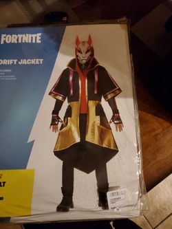 Fortnite Drift Jacket - Officially Licensed Halloween Costume size SM/MD