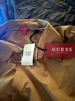 Tan Guess dress shirt