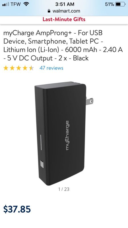 MyCharge RP10K-A - portable cell phone/comp charger