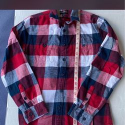 1 Express, 1 Browning, 1 H & M, size small flannel shirts