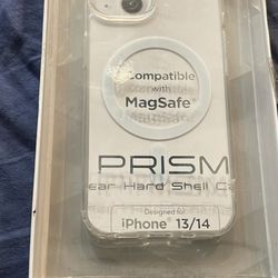 Merkury Innovations Prism Clear Hard Shell Phone Case - iPhone 13/14