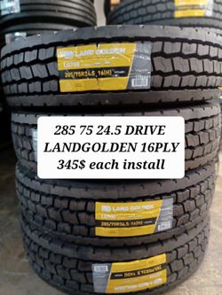 285 75 24.5 Truck Tires A/P llantas Camion 