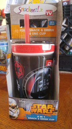 Star wars 2 in 1 snack & drink cup