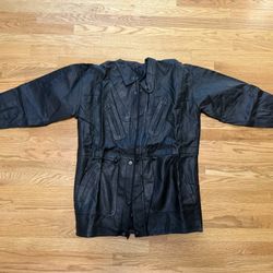 Vintage Leather Full Length Jacket 
