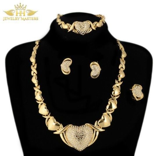 Heart Jewelery Set Ladies