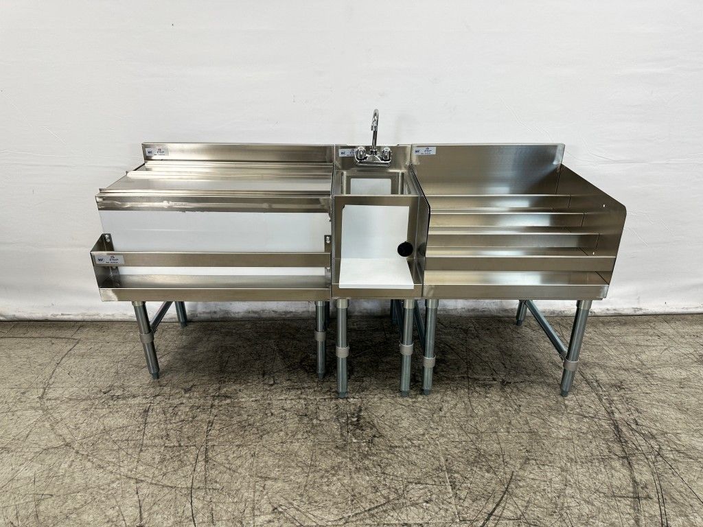 NSF 66 ins Stainless Steel Combination Cocktail Station FS301224