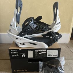 Burton Scribe Snowboard Bindings, Re:Flex Baseplate, Women’s Small