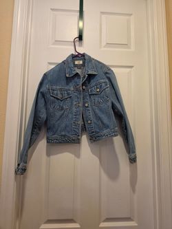 Gap denim cropped jacket