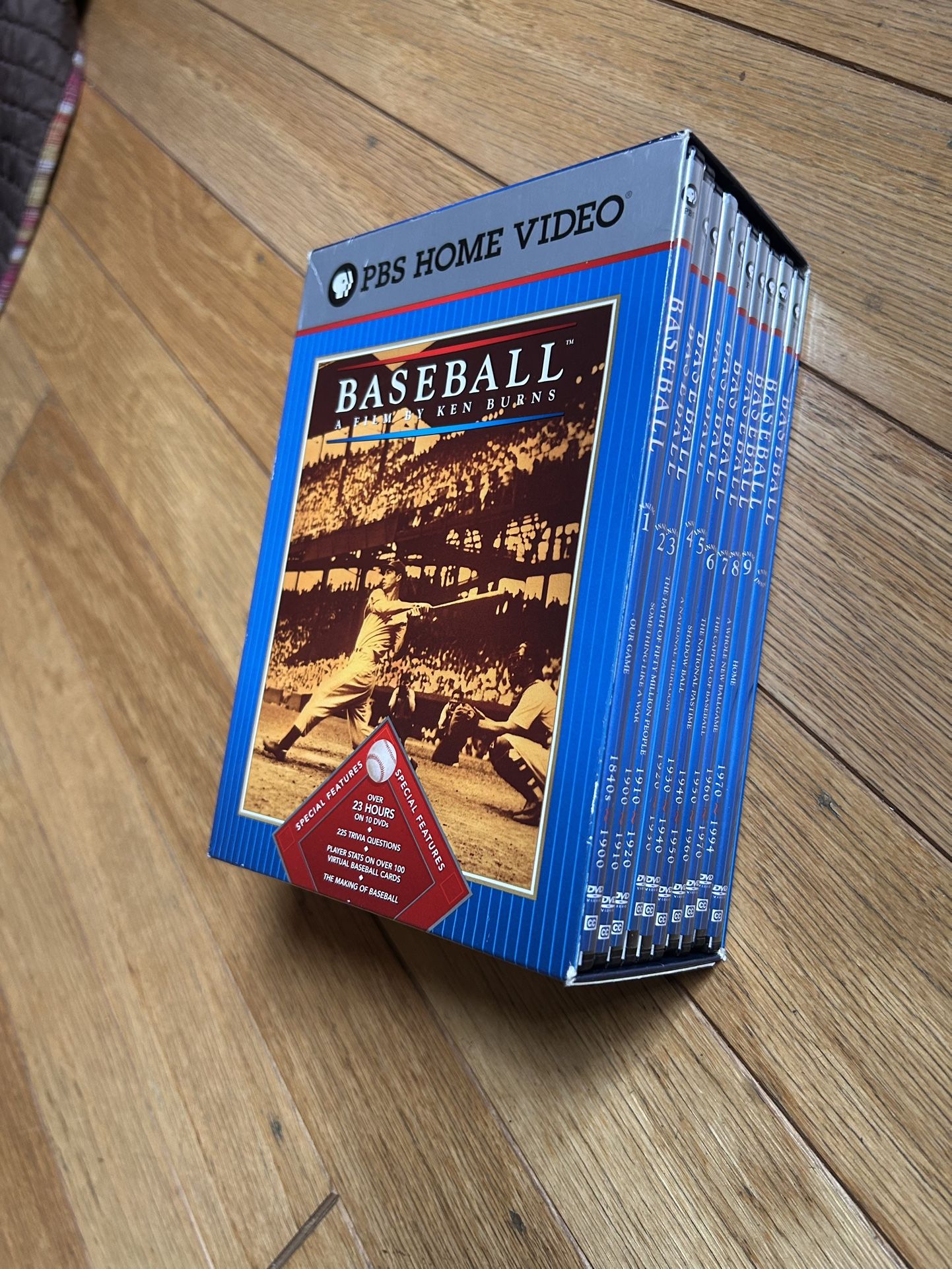 MLB Pbs Home DVD Video Baseball: A Film By Ken Burns (10-disc Dvd Box Set)