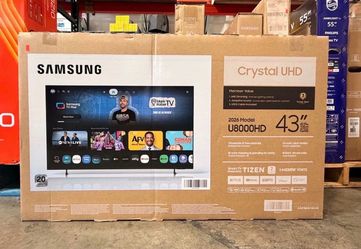 Samsung 43” U8000HD 2026 Model Crystal UHD Smart TV Brand New In Box