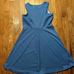 Talbots Blue blue dot Sleeveless Dress Size 12