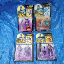 Legends Of Batman MOC 4 Action Figure Lot Vintage