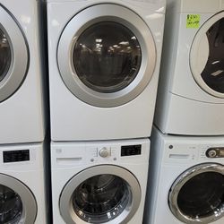 Kenmore Front Loading Washer And Stackable Electric 220volt Dryer Set 