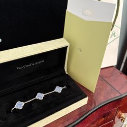 Lavender Clover Bracelet