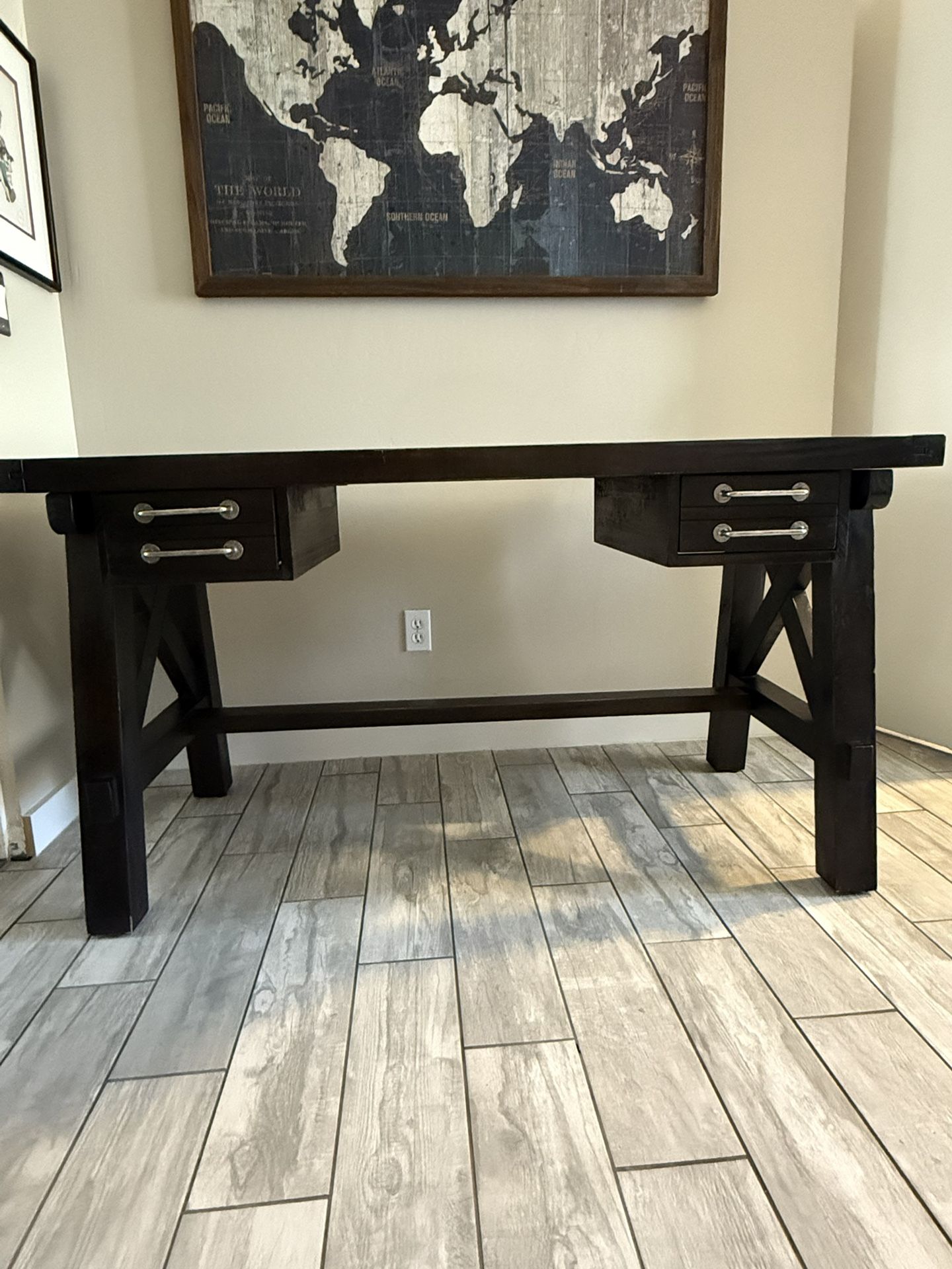 Ashley Furniture Computer Desk With Metal Accents 