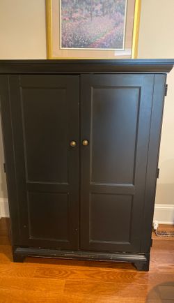 Work/student Desk in an armoire! Barely used! Make an offer if interested!