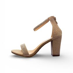 Rose Gold Top Moda Heels