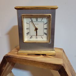 Gold Vintage  Desk Clock